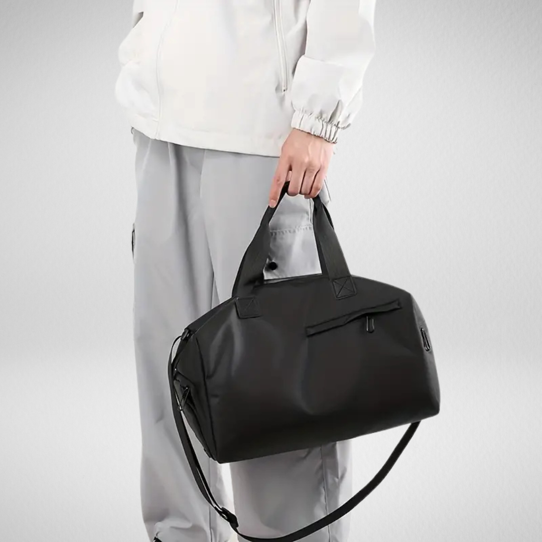 Waterproof Gym Bag with Shoe Pocket and Pockets