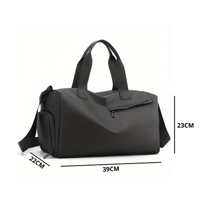 Waterproof Gym Bag with Shoe Pocket and Pockets