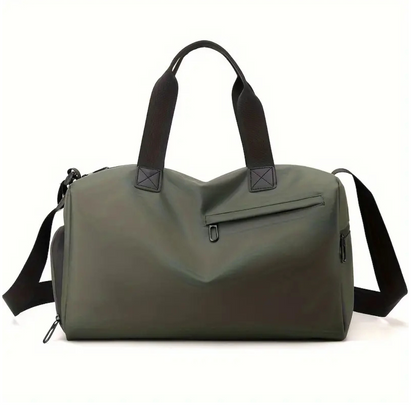 Waterproof Gym Bag with Shoe Pocket and Pockets