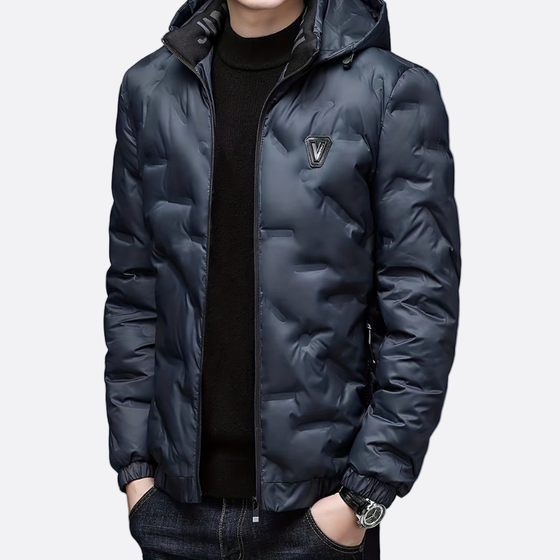 Warm Quilted Hooded Winter Parka Coat