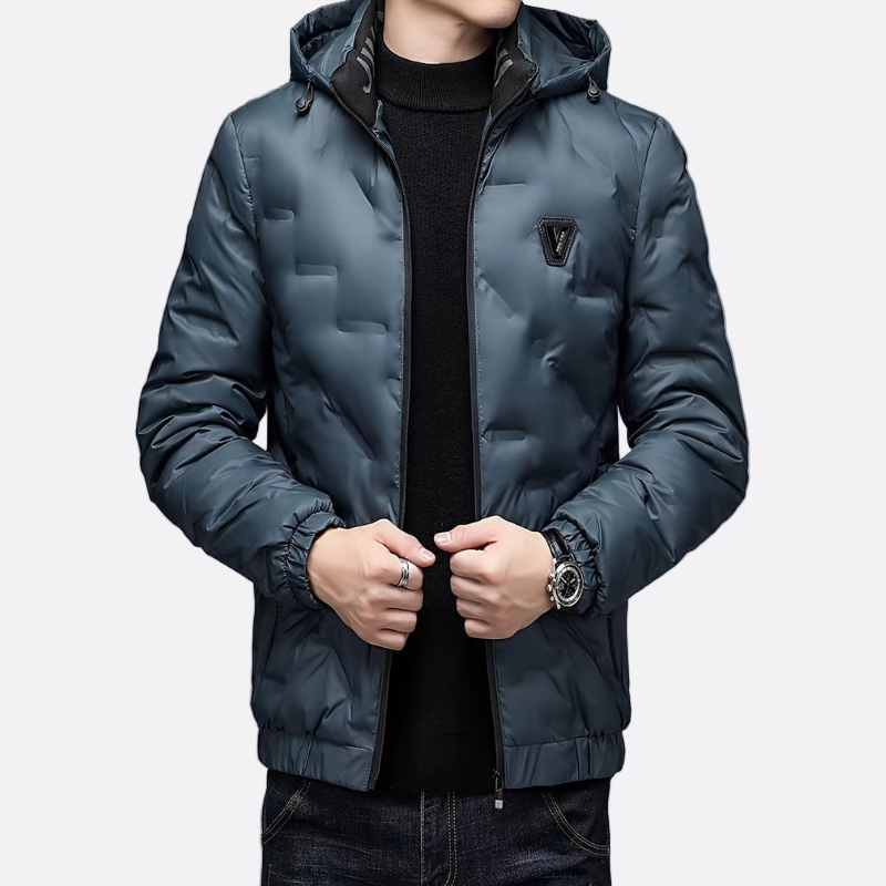 Warm Quilted Hooded Winter Parka Coat