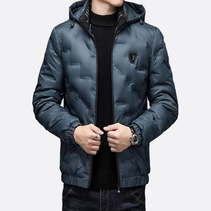 Warm Genuine Leather Biker Jacket