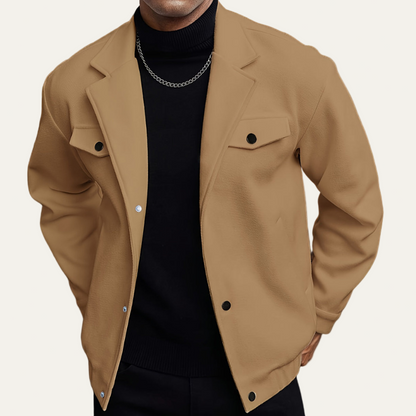 Classic Zip Up Mens Bomber Jacket