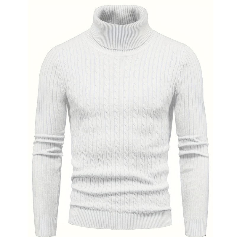 Cozy Tight Fit Crew Neck Knit Sweater