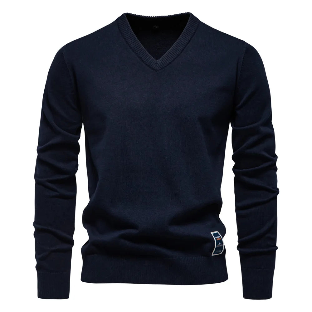 Men's Cozy Crew Neck Pullover Sweater