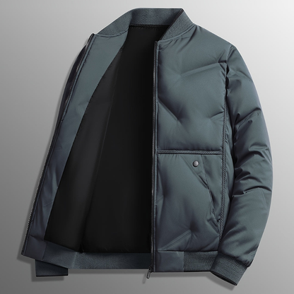 Warm Insulated Baseball Style Winter Coat