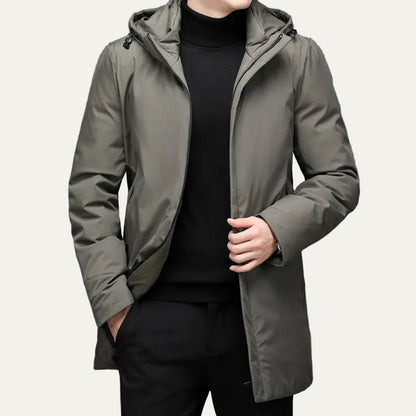 Men's Classic Water Resistant Hooded Jacket