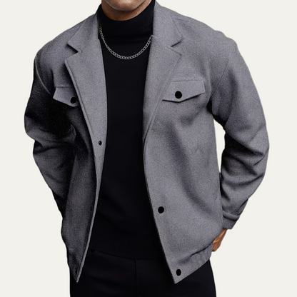 Classic Zip Up Mens Bomber Jacket
