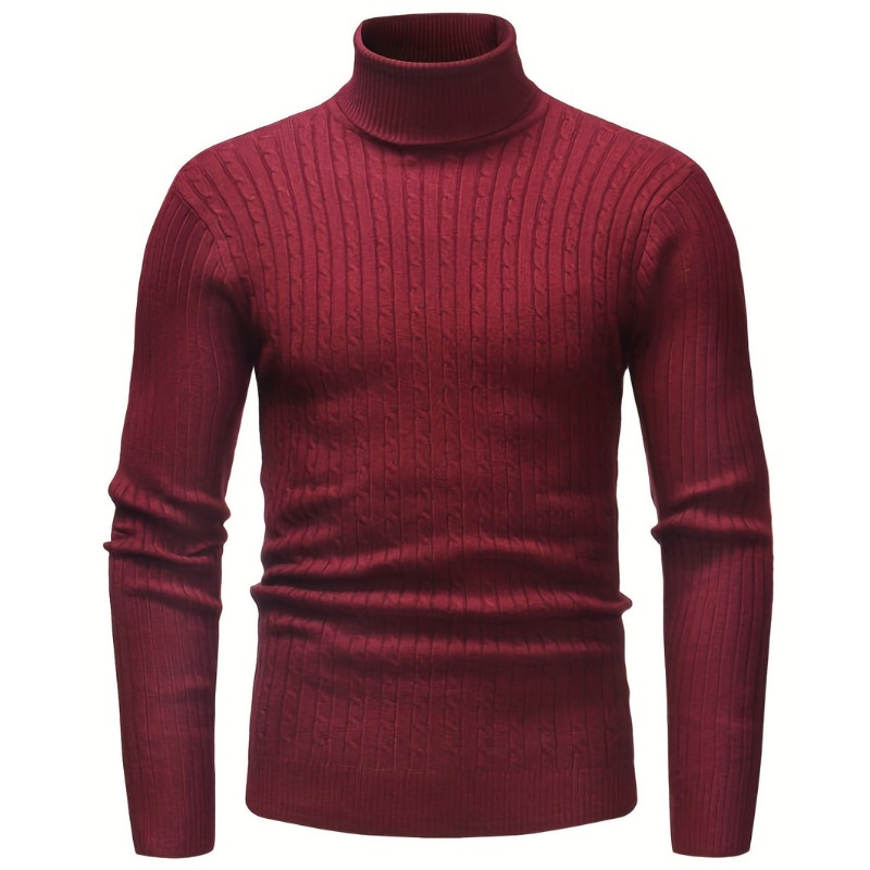 Cozy Tight Fit Crew Neck Knit Sweater