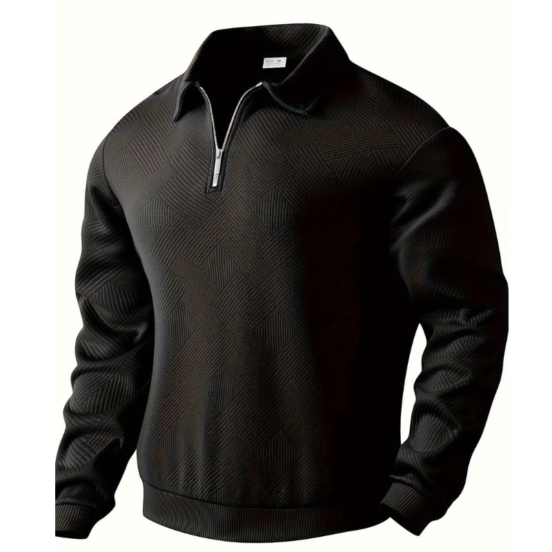 Trendy Zip Up Reversible Sweater
