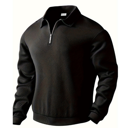 Trendy Zip Up Reversible Sweater