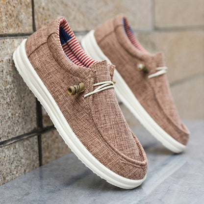 Comfy Breathable Canvas Slip On Sneakers