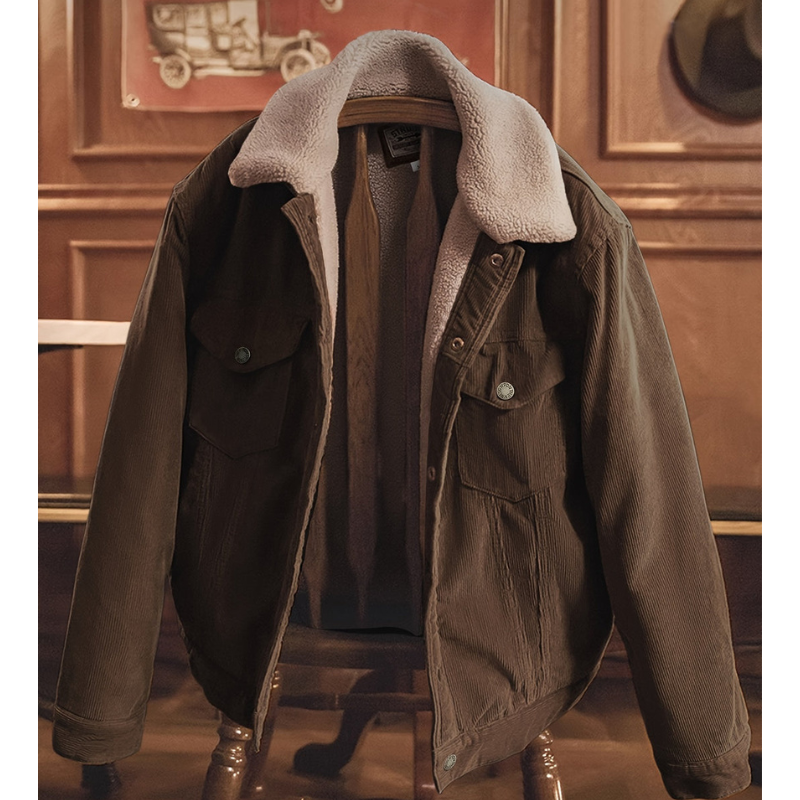 Classic Warm Men's Bomber Coat