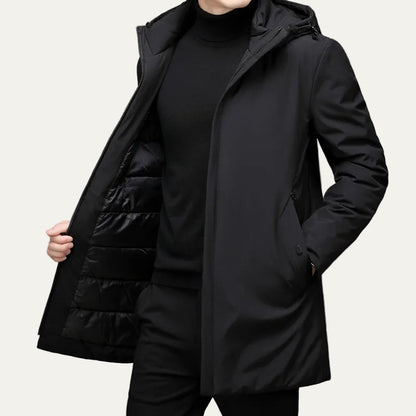 Men's Classic Water Resistant Hooded Jacket