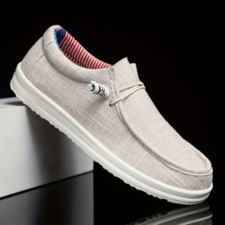 Comfy Breathable Canvas Slip On Sneakers
