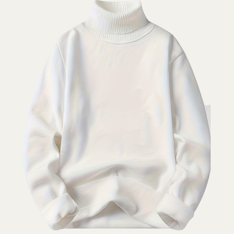 Warm Thick Fleece Lined Turtleneck Sweater
