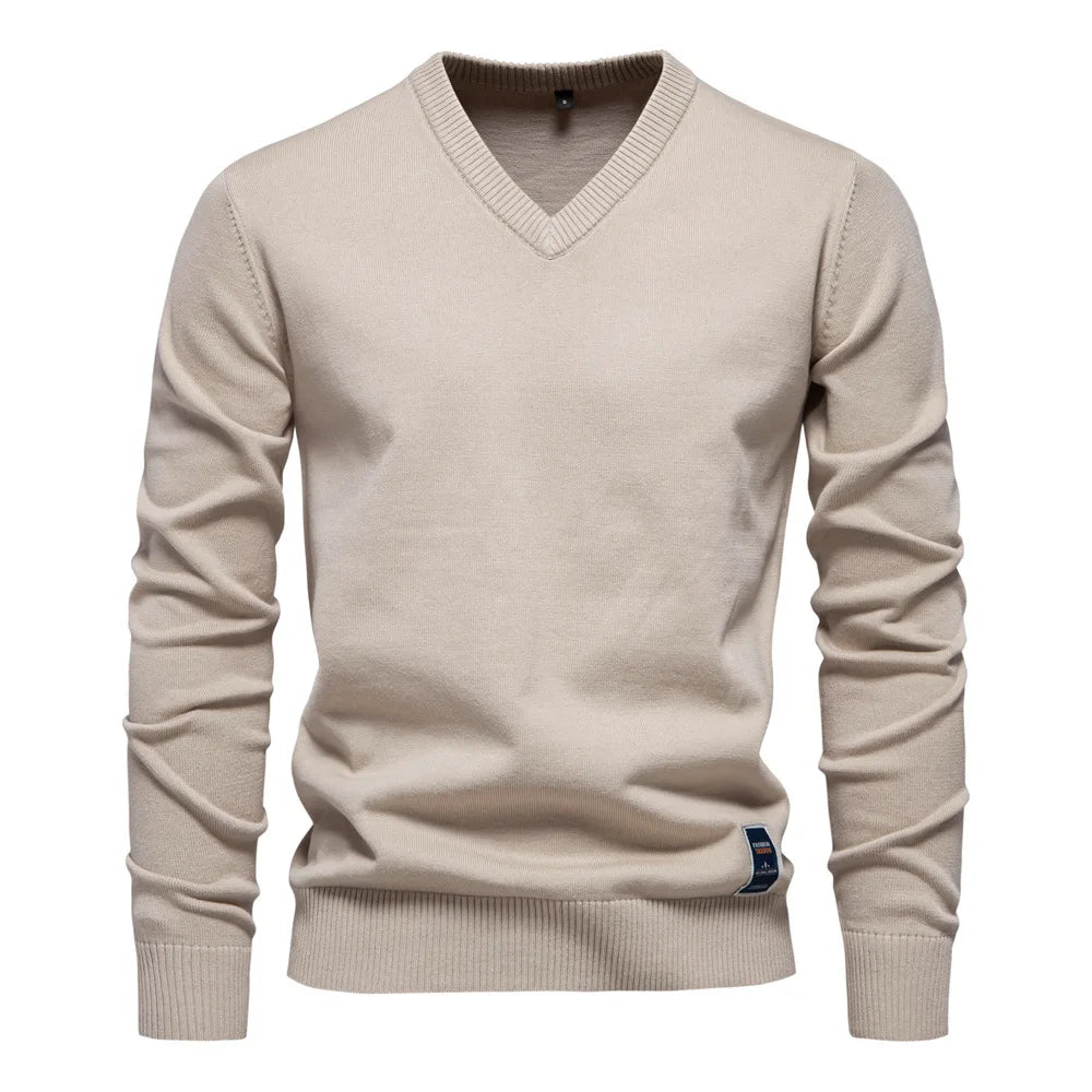 Men's Cozy Crew Neck Pullover Sweater