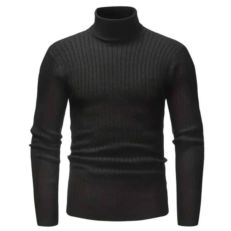 Cozy Tight Fit Crew Neck Knit Sweater