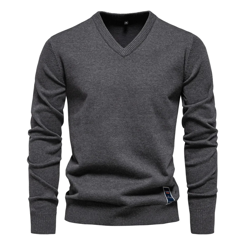 Men's Cozy Crew Neck Pullover Sweater