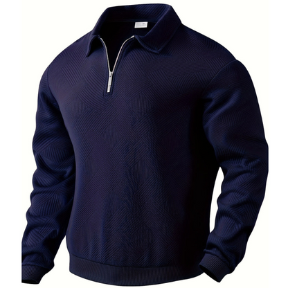 Trendy Zip Up Reversible Sweater