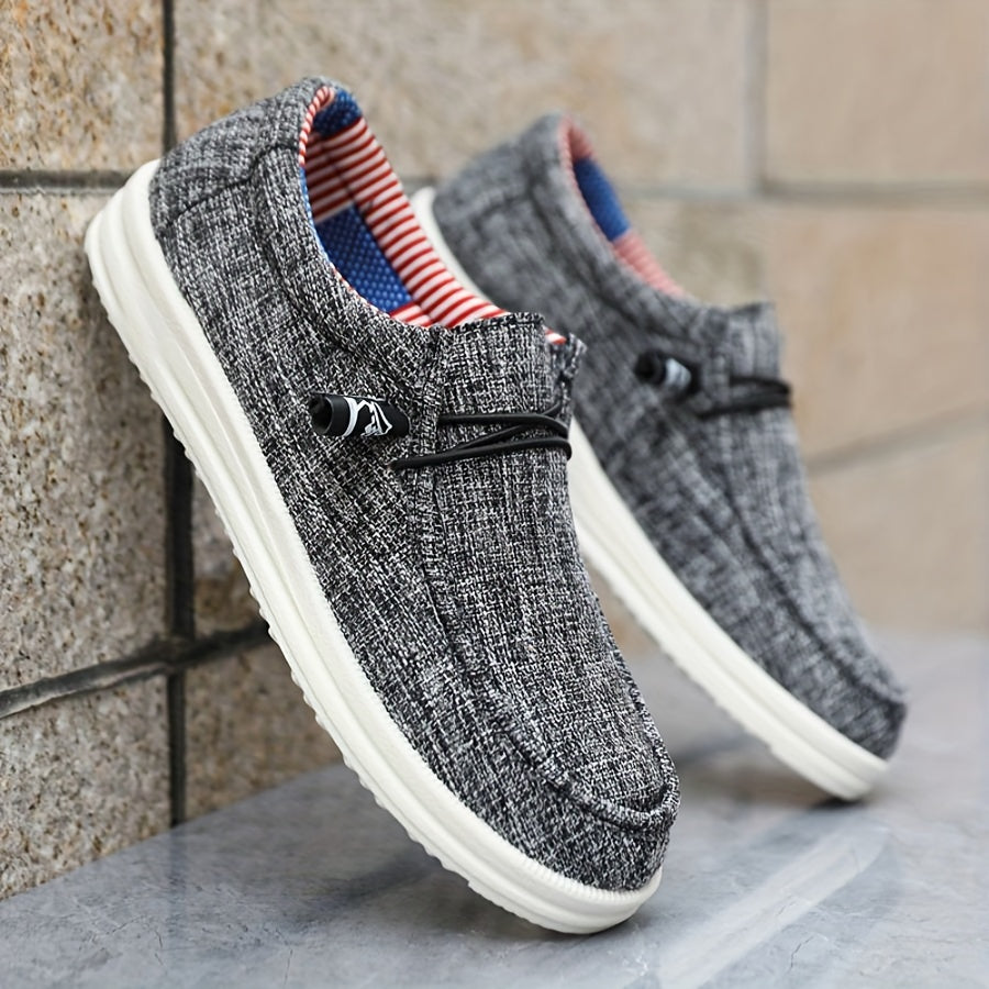 Comfy Breathable Canvas Slip On Sneakers
