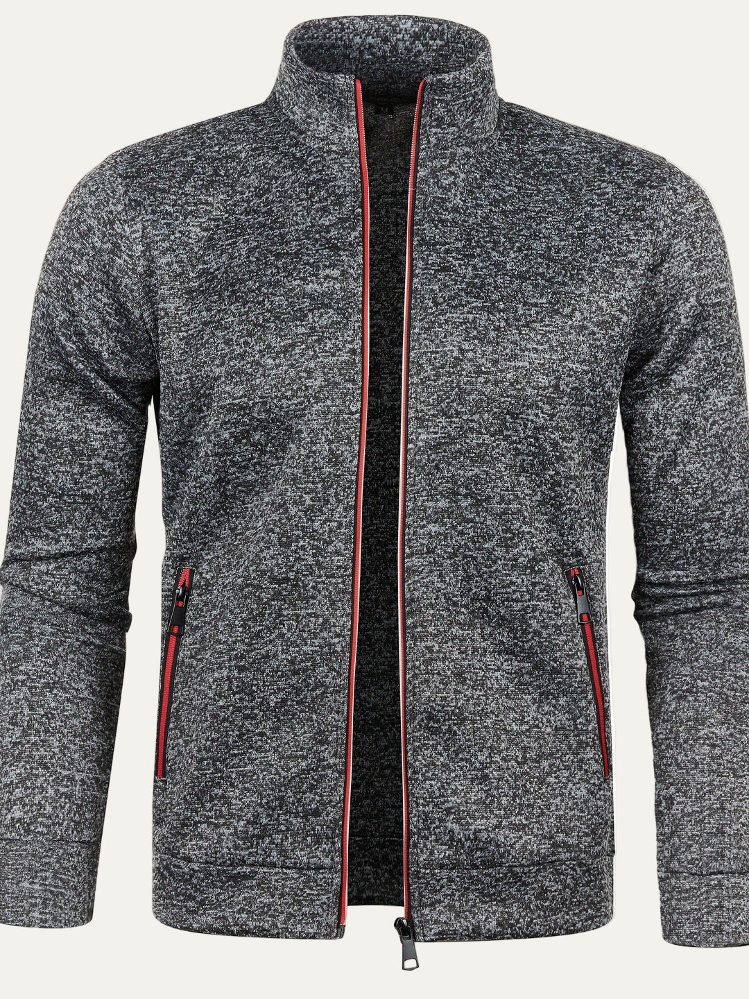 Warm Crew Neck Fleece Jacket