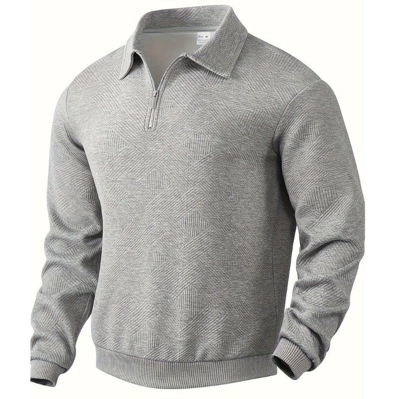 Trendy Zip Up Reversible Sweater