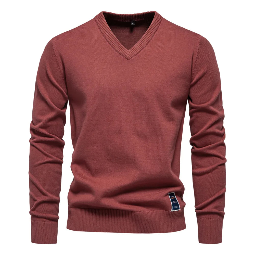 Men's Cozy Crew Neck Pullover Sweater
