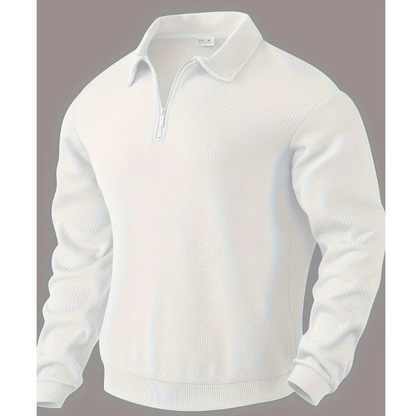 Trendy Zip Up Reversible Sweater