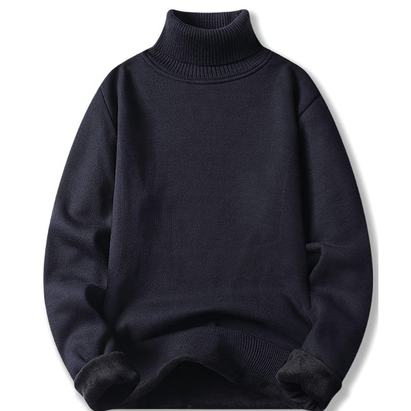 Soft Relaxed Fit Crew Neck Sweater with Ribbed Trim