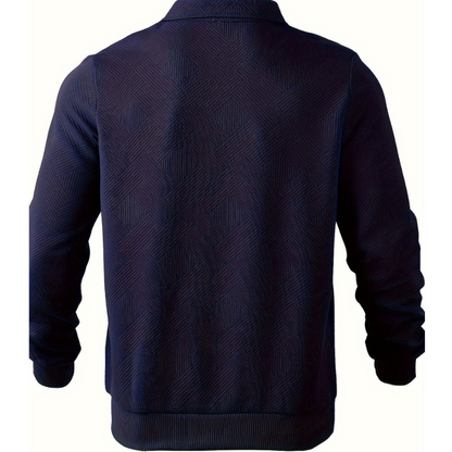 Trendy Zip Up Reversible Sweater