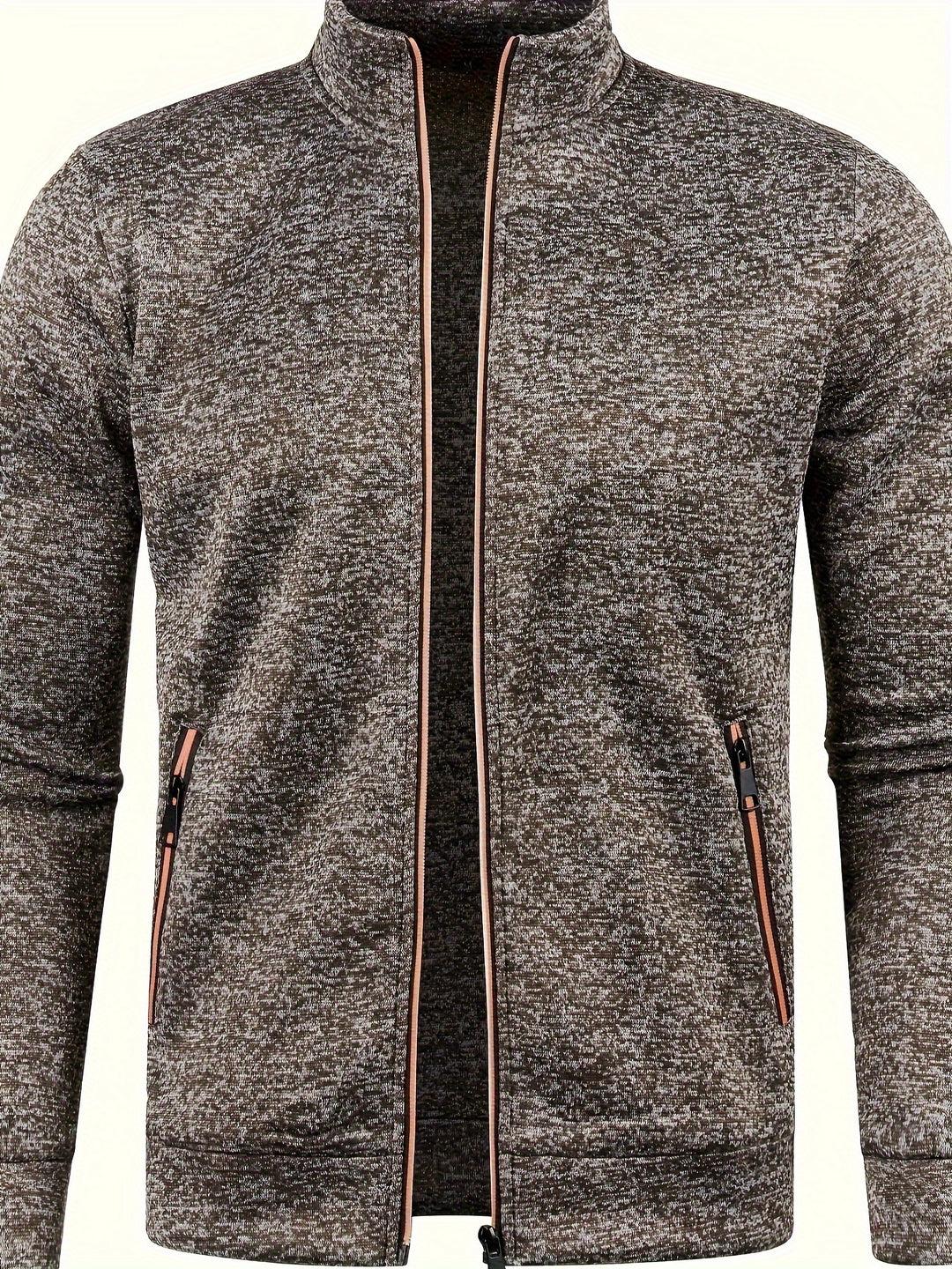 Relaxed Fit Zip Up Sleeveless Vest
