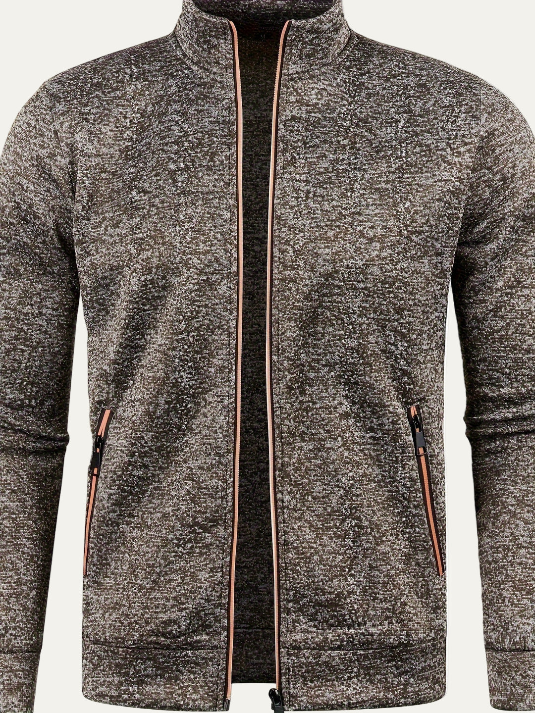 Warm Crew Neck Fleece Jacket