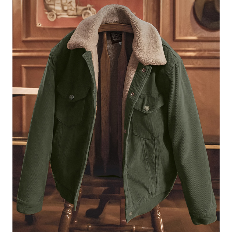 Classic Warm Men's Bomber Coat