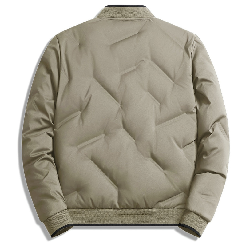 Warm Insulated Baseball Style Winter Coat