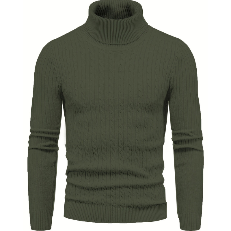 Cozy Tight Fit Crew Neck Knit Sweater