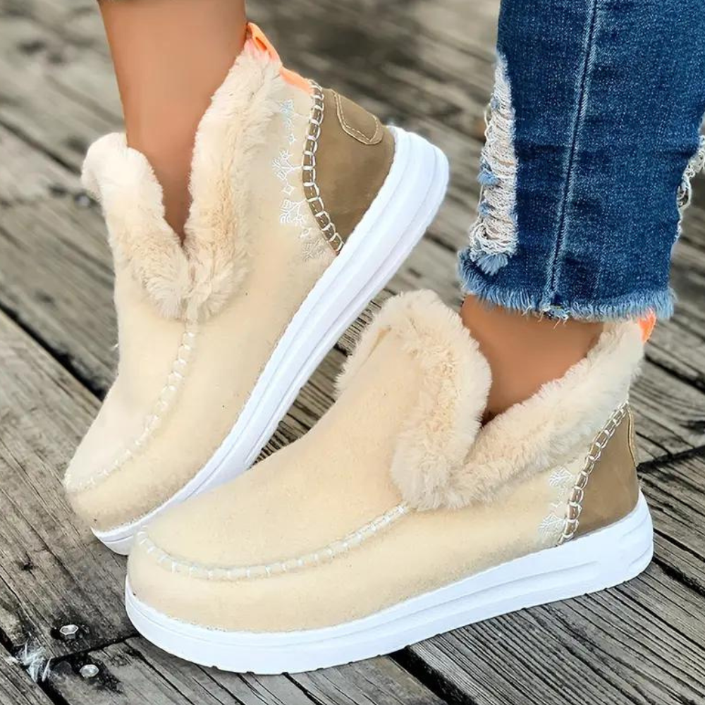 Warm Waterproof Women's Snow Boots for Winter