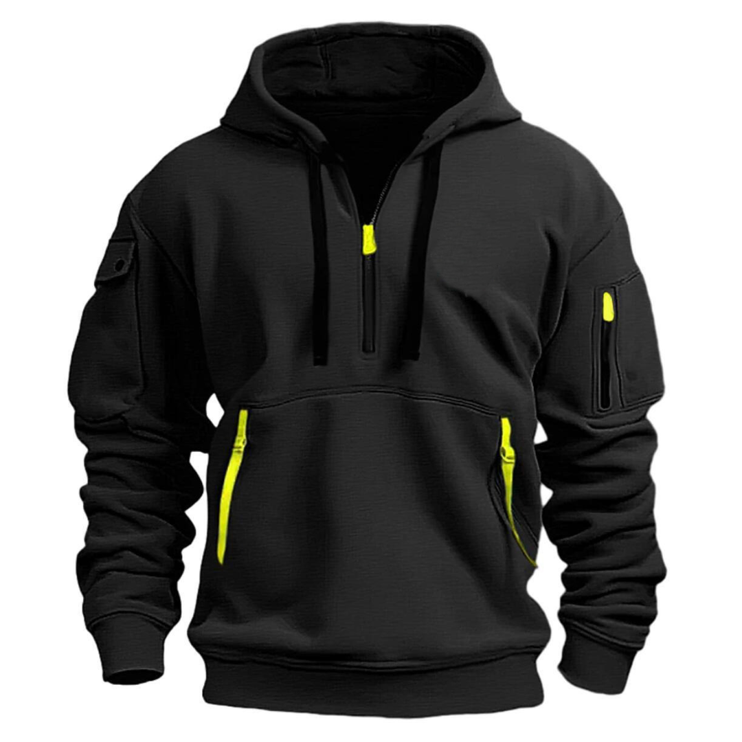 Francis | Relaxed Fit Zip Pocket Hoodie