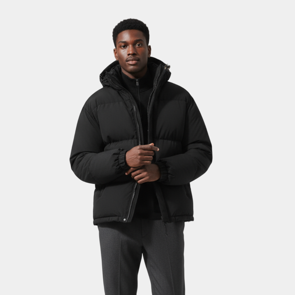 Warm Waterproof Mens Down Jacket - OutfitLondon