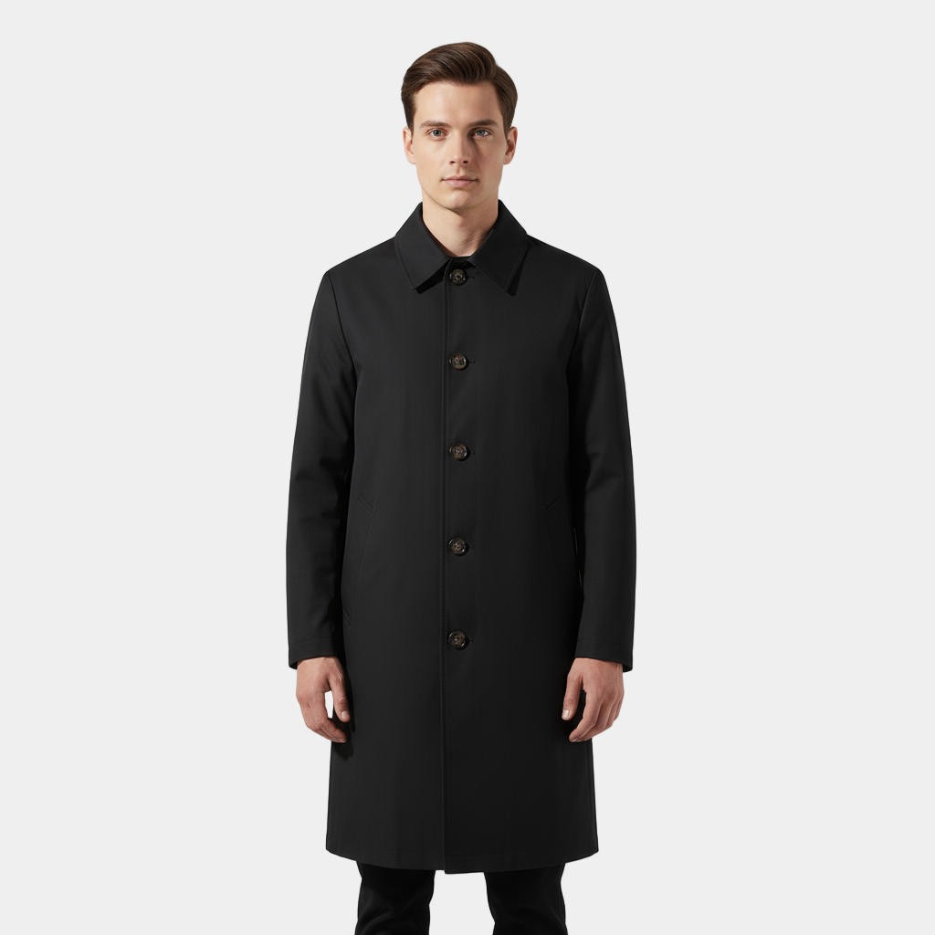 Men's Classic Rainproof Trench Coat - OutfitLondon
