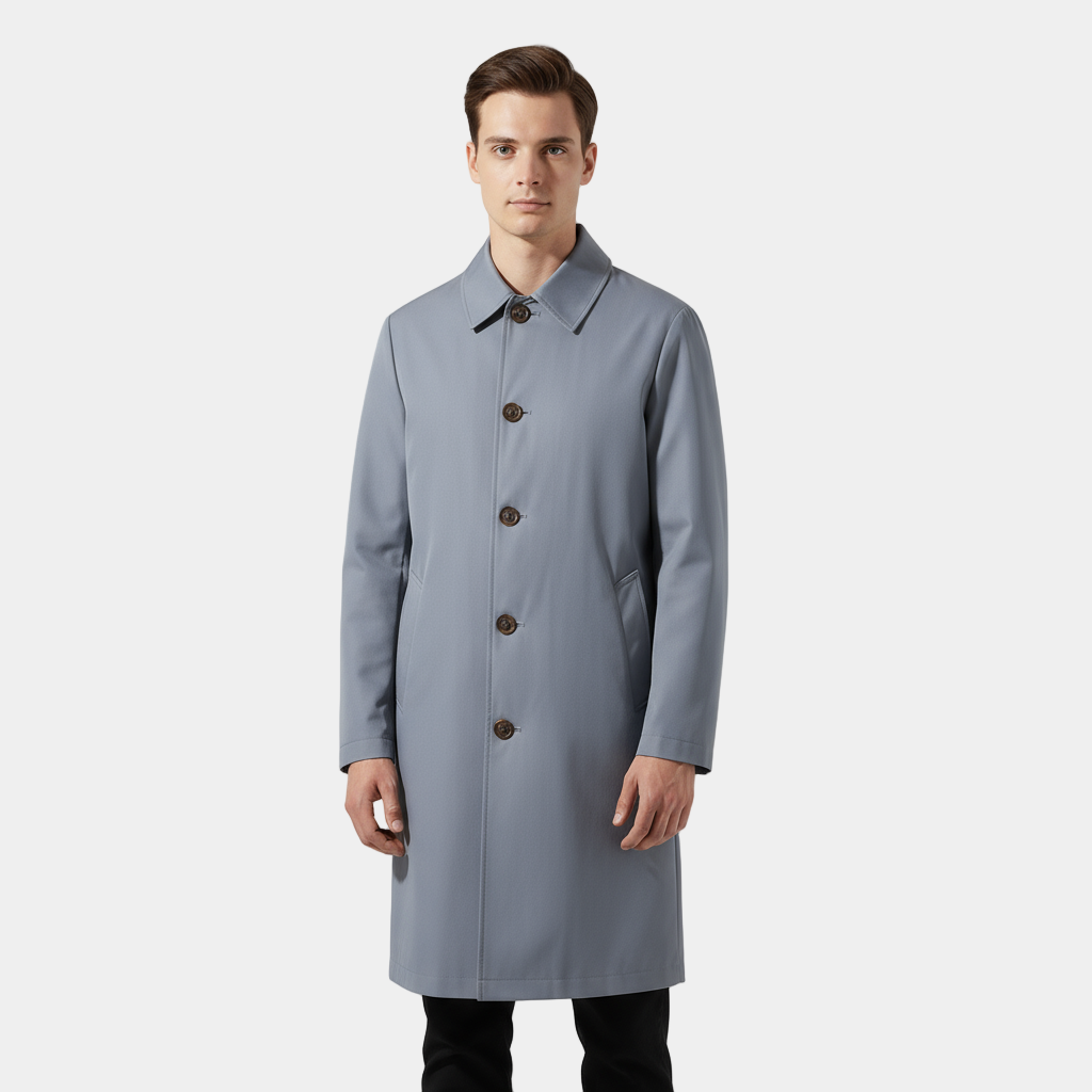 Men's Classic Rainproof Trench Coat