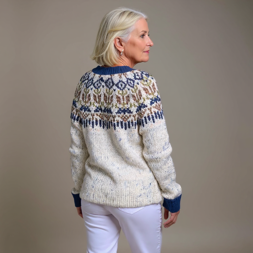 Women's Classic Cozy Icelandic Knit Cardigan