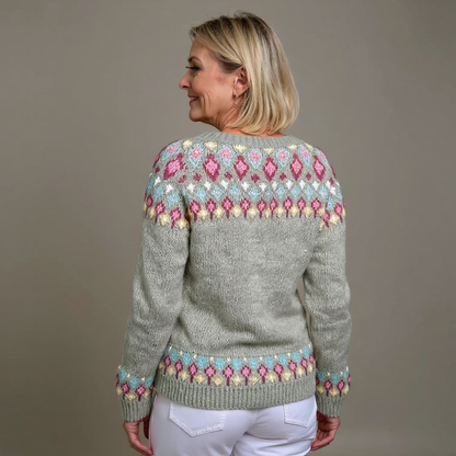 Women's Classic Cozy Icelandic Sweater Cardigan