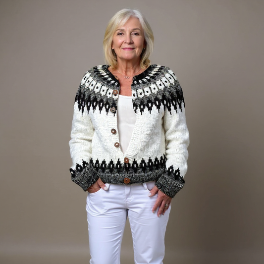 Rustic Cable Knit Sweater - OutfitLondon