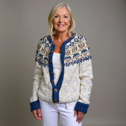 Classic Cozy Icelandic Knit Cardigan - OutfitLondon
