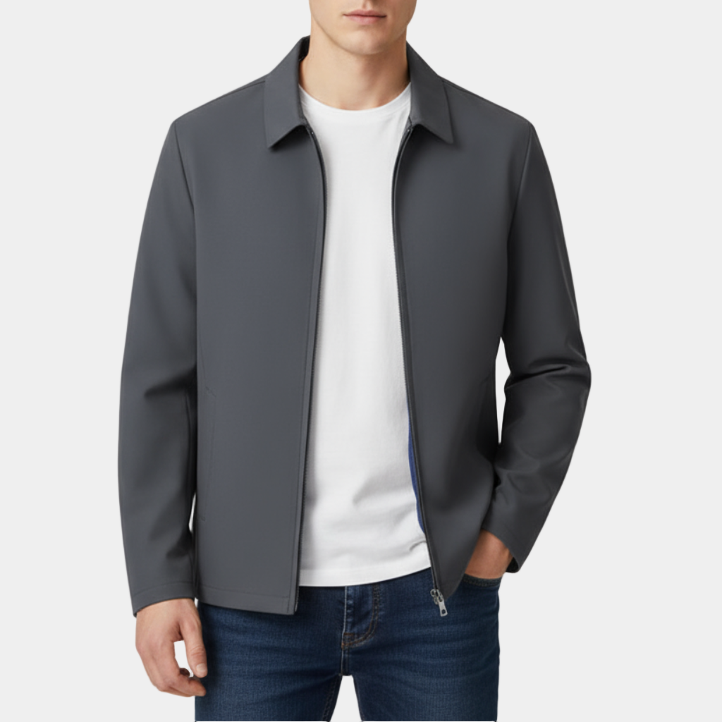 Fitted Athletic Men's Sports Jacket