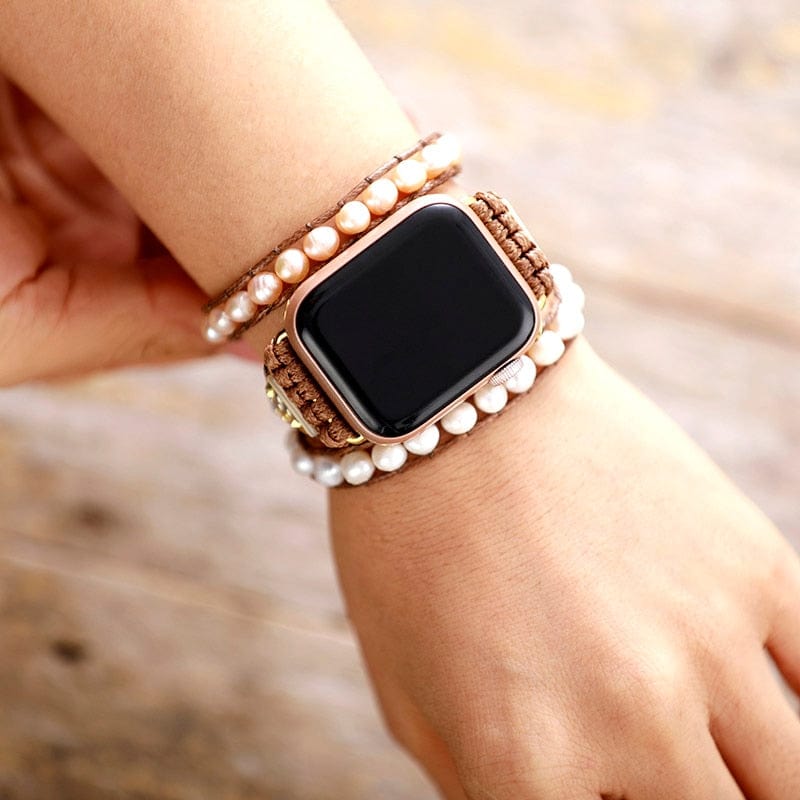 Elegant Pearl Smartwatch Strap Band