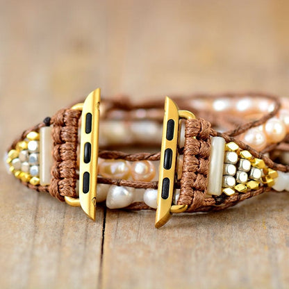 Elegant Pearl Smartwatch Strap Band