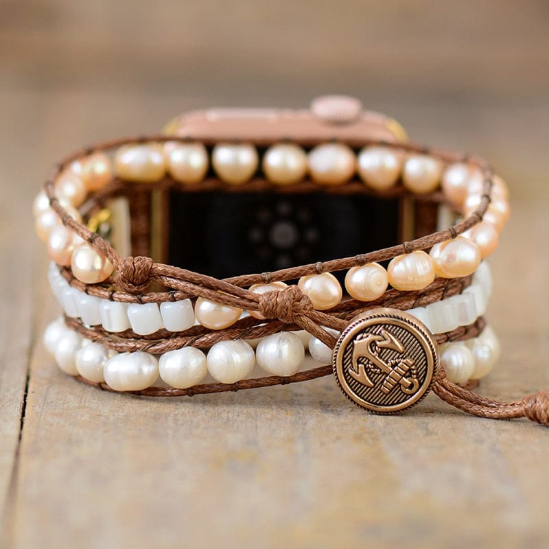 Elegant Pearl Smartwatch Strap Band