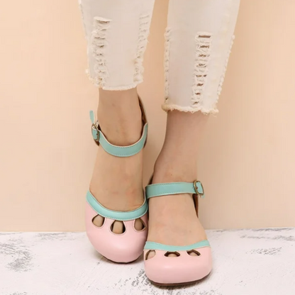 Comfortable Supportive Ankle Strap High Heels